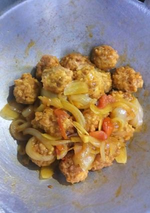 Foto resep Bola bola tempe asam manis