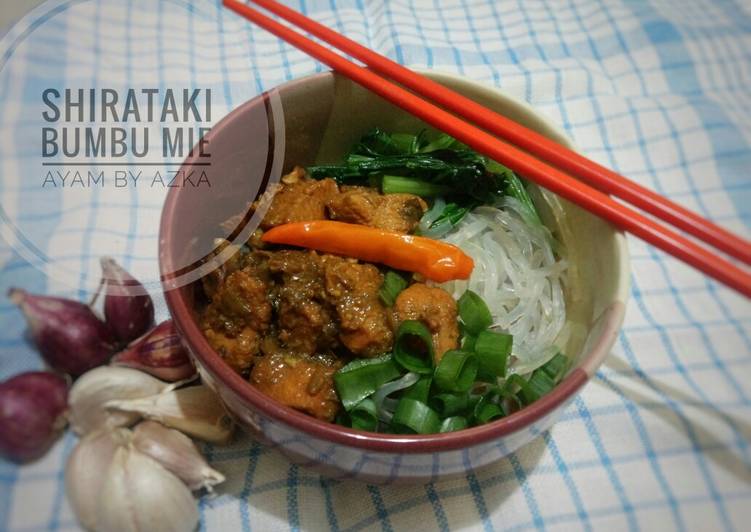 Langkah Mudah untuk Menyiapkan Shirataki bumbu mie ayam (keto friendly) #rabubaru, Lezat