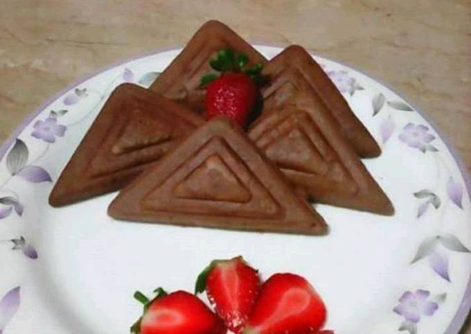 Recipe of Super Quick Sandwich Maker Mini Chocolate Cakes