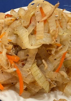 魩仔魚仔炒洋蔥 的食譜成品照片