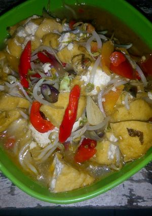 Foto resep Tongseng tahu toge pedas manis
