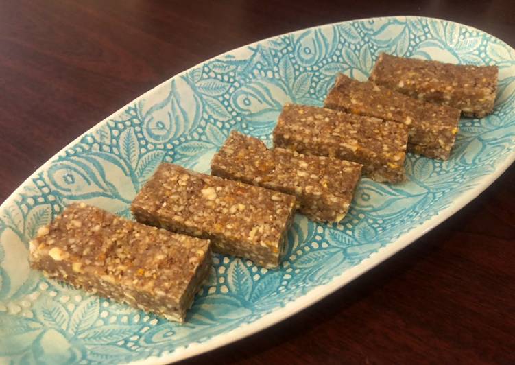 Easiest Way to Make Homemade Mango Nut Protein Bars