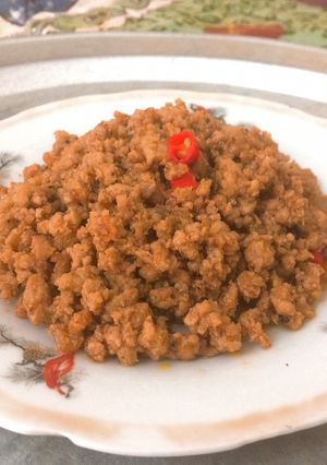 Hình của món Thịt chưng mắm tôm.