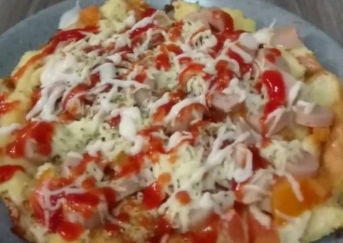 Pizza roti tawar