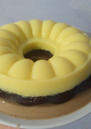 Foto resep Puding 3 lapis