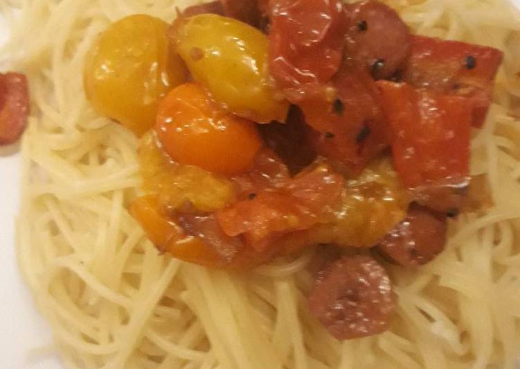 Recipe of Favorite Summer sausage pasta