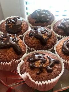 Mézes muffin recept fotója