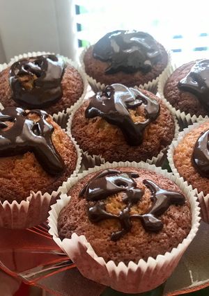 Mézes muffin recept fotója