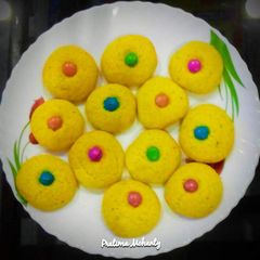 A picture of Eggless Gems Cookies.