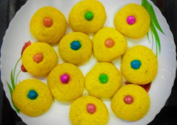 Eggless Gems Cookies