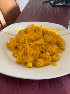 Una foto de Arroz meloso con pollo