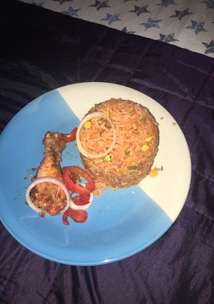 A picture of Coconut Rice.