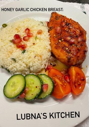 A picture of Honey Garlic Chicken Breast:.