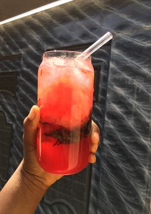 A picture of Watermelon mojito.