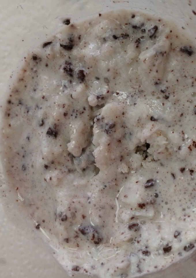 Una foto de Receta saludable para diabetes: helado de straciatella