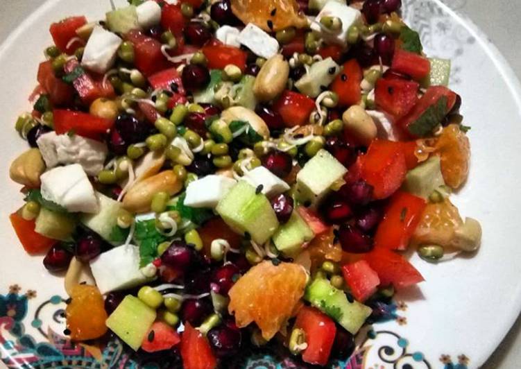 Guide to Make Veggie protein salad in 22 Minutes for Family