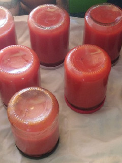 Una foto de Salsa de tomate 100% casera, conserva