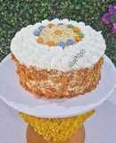 Vanilla Cake with whipped Cream Frosting