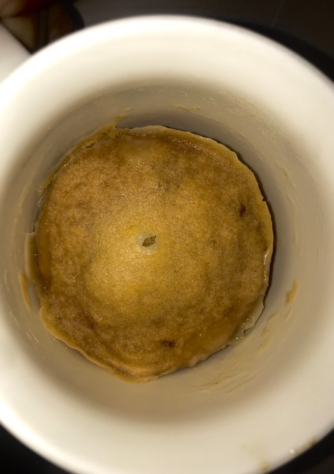 Una foto de Mug cake de jengibre