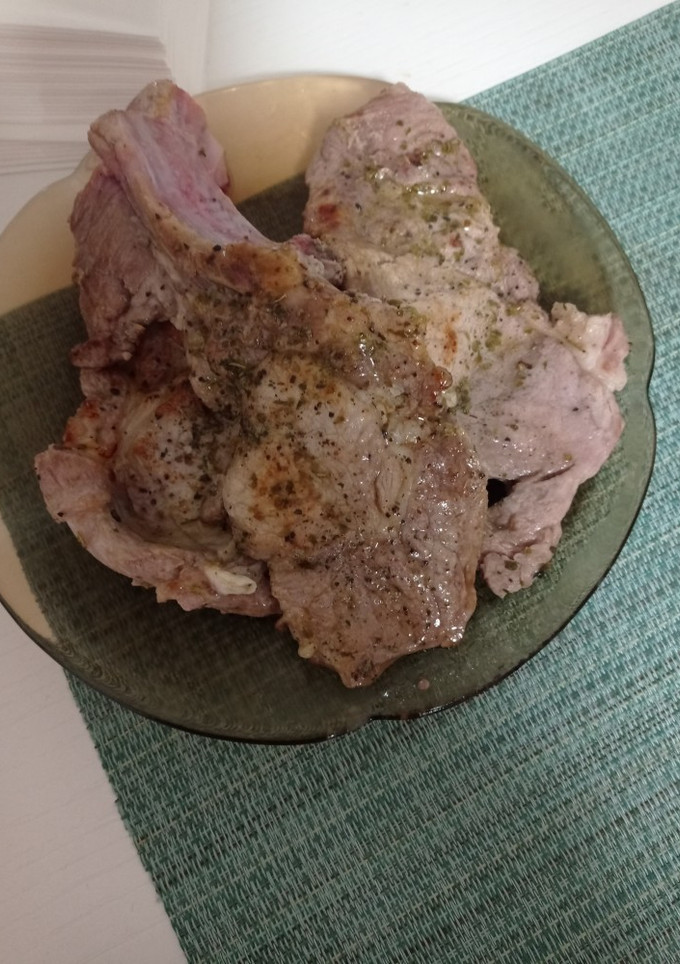Una foto de Chuletas de cerdo a mi manera