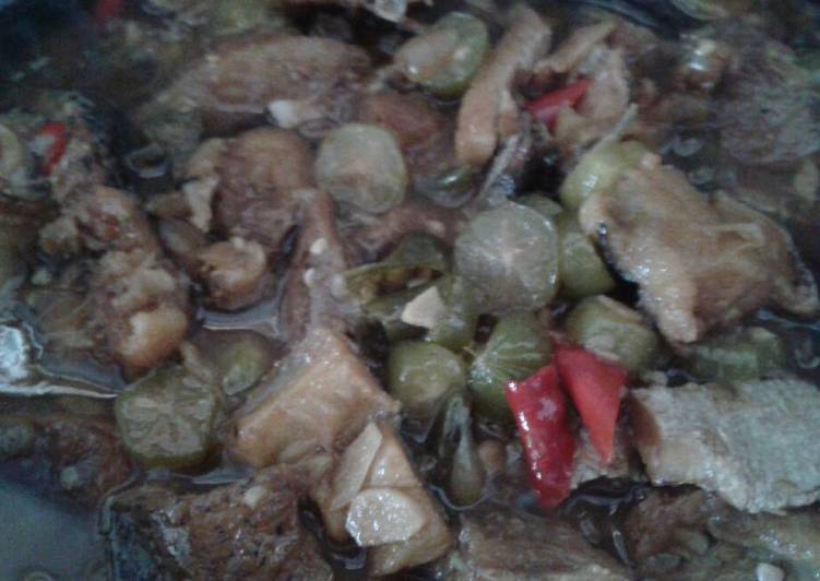 Resep Masak Asam Pari Asin Lezat