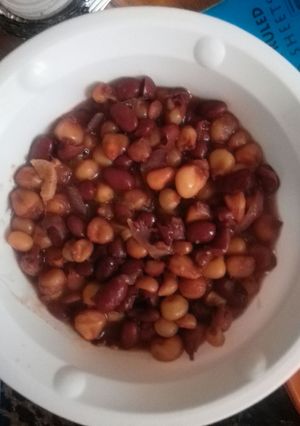 A picture of Boiled Githeri.