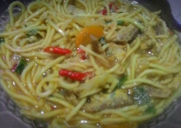 Resep Mie Tek2 Kuah Pedas Gila👅🍜 yang Enak Banget