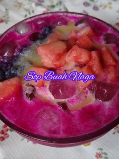 Foto resep Sop Buah Naga