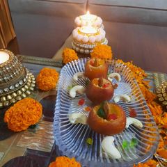 A picture of Diya gulab Jamun.