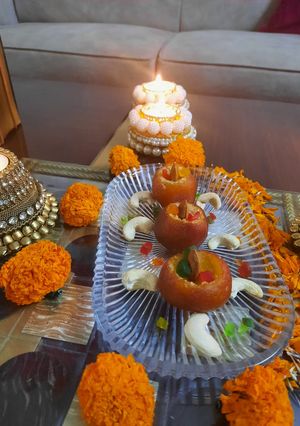 A picture of Diya gulab Jamun.