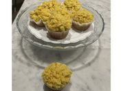 Una foto di muffin farina di mandorle