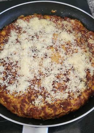 Una foto de Tortilla de atún y zapallo