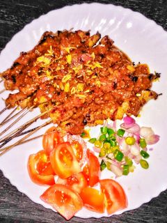 Foto resep Sate Ayam Pedas Manis (empuk & bumbu meresap)