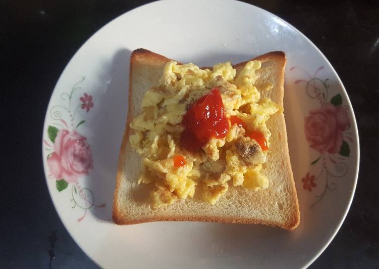 Resep Scrambled egg yang pingin nambah