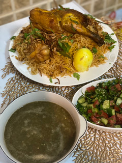 صورة لوصفة كبسة الدجاج
