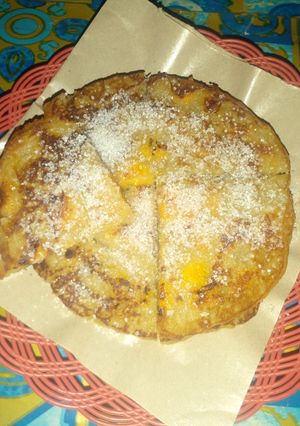 Foto resep Pizza kampung (Lempeng pisang)