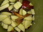 Una foto de brownies de manzana