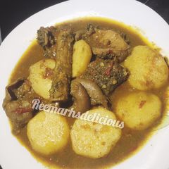 A picture of Pepper soup with potatoes.