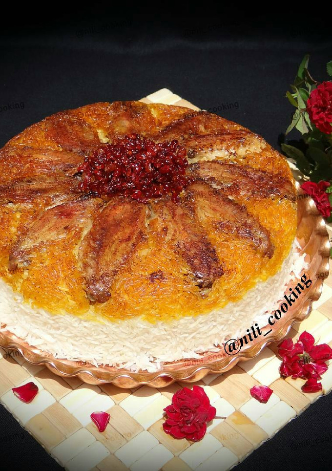 عکسی از دستور ته انداز بال مرغ