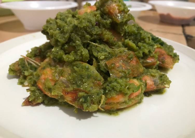 Resep Udang Cabe Ijo🦐, Bikin Ngiler