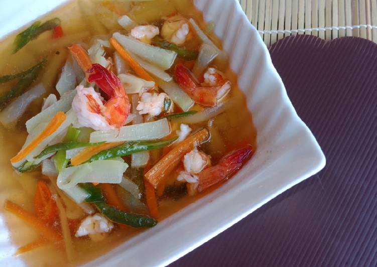 Cara Gampang Membuat 🍤 Kuah Labusiam Udang SEGER POL 🍤 Anti Gagal