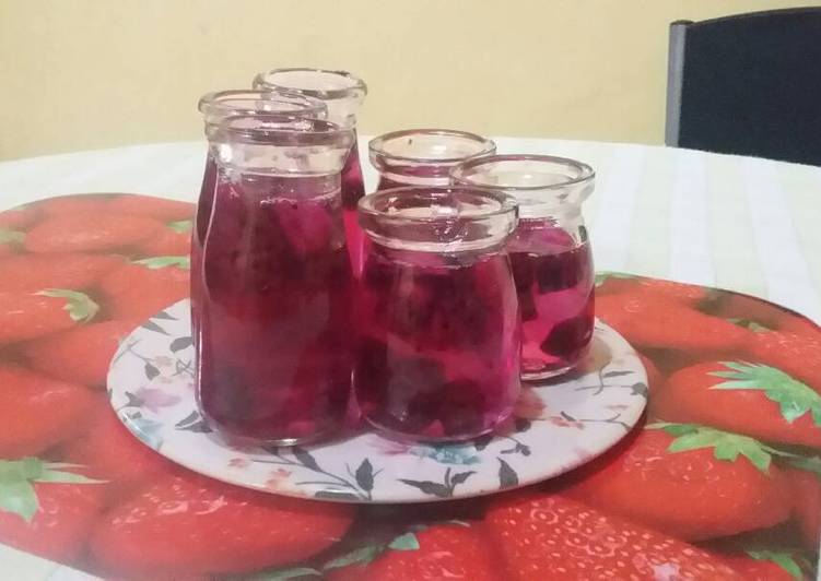 Resep Jelly buah naga | Cara Bikin Jelly buah naga Yang Sempurna
