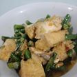 Tumis kacang panjang & tahu