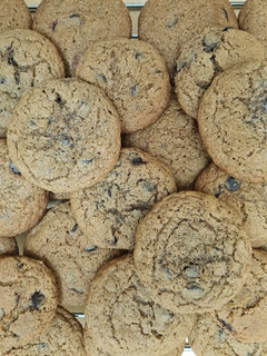 Una foto de Chocolate chip cookies
