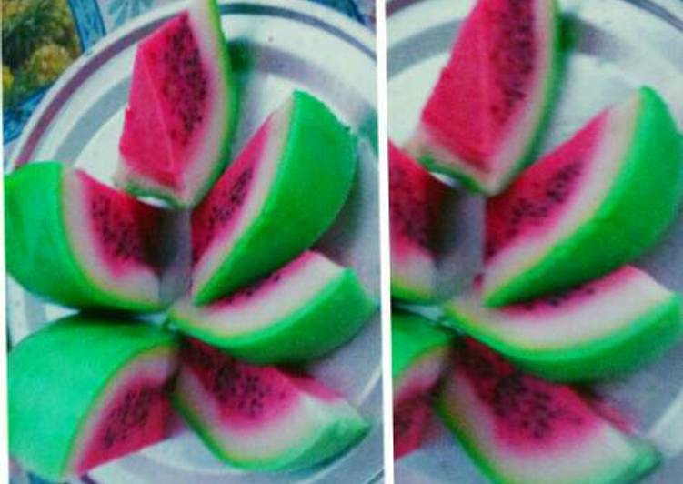 Puding semangka simply but tasty