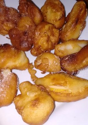 Una foto de Buñuelos de pera