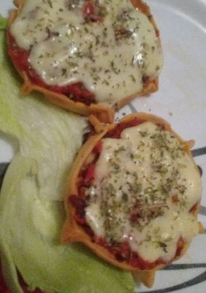 Una foto de Canastas rellenas