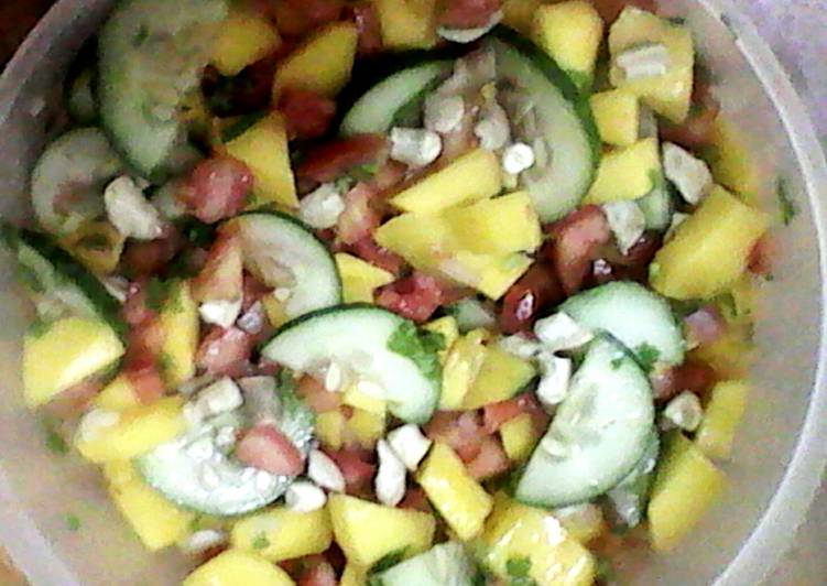 Recipe of Speedy Mango Cucumber Salad