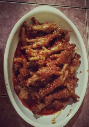 Foto resep Ceker bumbu merah/seblak ceker