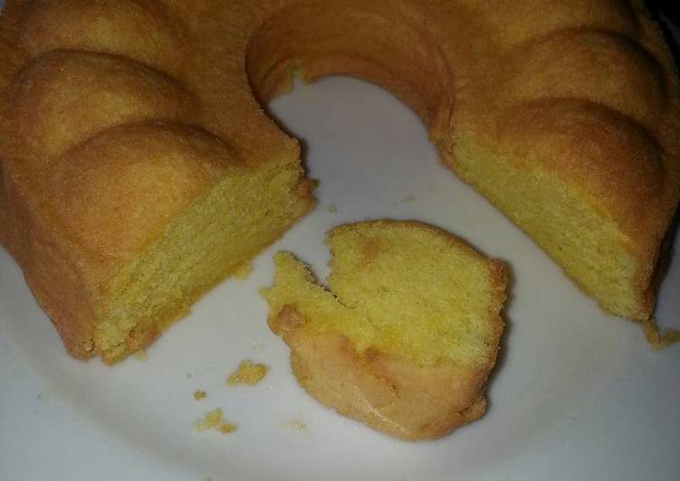 Bolu panggang kuning telur ala ala